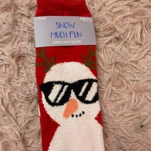 Snowman socks